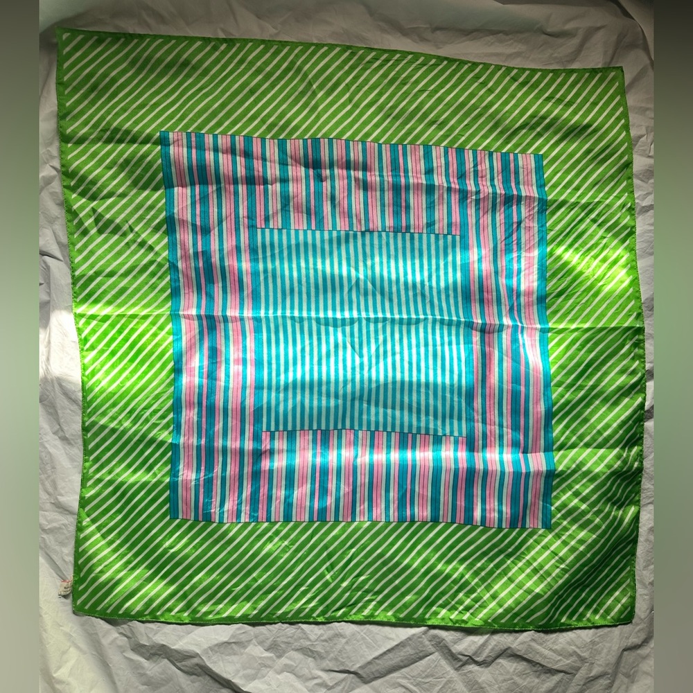 Womens morsly multi colored silk scarf